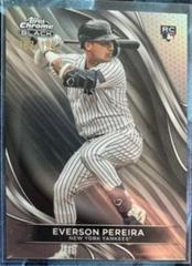 Everson Pereira [Refractor] #26 Baseball Cards 2024 Topps Chrome Black Prices