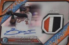 Cedric Mullins [Orange] #BCAR-CM Baseball Cards 2022 Bowman Chrome Autograph Relics Prices