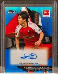 Chang Hoon Kwon [Blue Refractor] Soccer Cards 2020 Topps Finest Bundesliga Autographs Prices