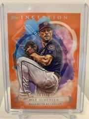 Max Scherzer [Orange] Baseball Cards 2019 Topps Inception Prices