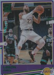 LeBron James [Green] Basketball Cards 2020 Panini Clearly Donruss Prices