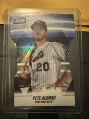 Pete Alonso [Black] Baseball Cards 2022 Stadium Club Triumvirates Prices