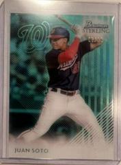 Juan Soto [Aqua] Baseball Cards 2022 Bowman Sterling Tek Prices