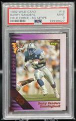 Barry Sanders [50 Stripe] #18 Football Cards 1992 Wild Card Field Force Prices