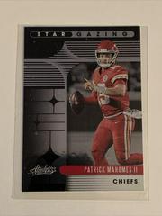 Patrick Mahomes II #SG-PM Football Cards 2020 Panini Absolute Star Gazing Prices