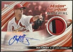 Jack Flaherty #MLMA-JF Baseball Cards 2023 Topps Update Major League Material Autographs Prices
