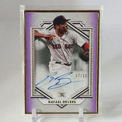 Rafael Devers Baseball Cards 2022 Topps Definitive Framed Autograph Collection Prices