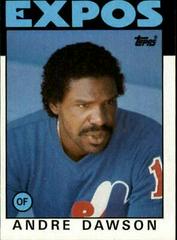 Andre Dawson #760 Baseball Cards 1986 Topps Prices