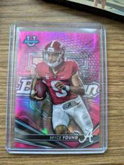 Bryce Young [Pink Lava] #100 Football Cards 2022 Bowman's Best University Prices