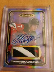 Yegor Sharangovich [Autograph Black] #53 Hockey Cards 2021 Upper Deck Stature Prices