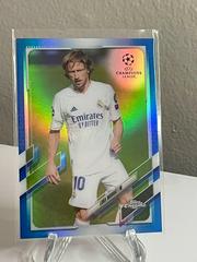 Luka Modric [Blue] Soccer Cards 2020 Topps Chrome UEFA Champions League Prices