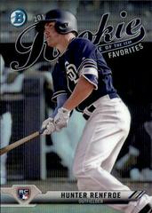 Hunter Renfroe [Refractor] Baseball Cards 2017 Bowman Rookie of the Year Favorites Prices