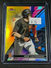 Mike Yastrzemski [Gold Refractor] #102 Baseball Cards 2021 Topps Finest Prices