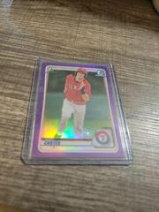 Evan Carter [Purple Refractor] #BD-126 Baseball Cards 2020 Bowman Draft Chrome Prices
