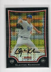 Clayton Kershaw [Xfractor] #72 Baseball Cards 2009 Bowman Chrome Prices