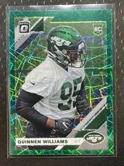 Quinnen Williams [Green Velocity] Football Cards 2019 Donruss Optic Prices