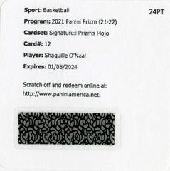 Shaquille O'Neal [Mojo Prizm] Basketball Cards 2021 Panini Prizm Signatures Prices