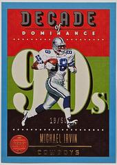 Michael Irvin [Blue] #DOD-15 Football Cards 2023 Panini Legacy Decade of Dominance Prices