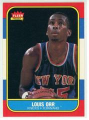 Louis Orr Basketball Cards 1986 Fleer Prices
