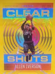 Allen Iverson [Pink] Basketball Cards 2020 Panini Illusions Clear Shots Prices