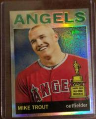 Mike Trout [Refractor] Baseball Cards 2013 Topps Heritage Chrome Prices