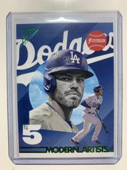 Freddie Freeman [Green] #MA-14 Baseball Cards 2022 Topps Gallery Modern Artists Prices