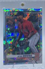 Jeter Downs [Aqua] Baseball Cards 2021 Bowman Chrome Sapphire Prospects Prices