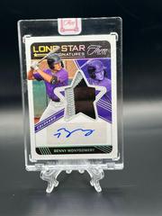 Benny Montgomery [Silver] #LSS-BM Baseball Cards 2022 Panini Three and Two Lone Star Signatures Prices