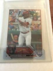 Jordan Walker [Clear] #344 Baseball Cards 2023 Topps Prices