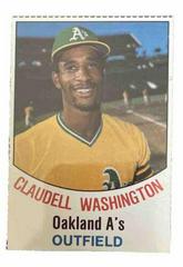 Claudell Washington [Hand Cut] #86 Baseball Cards 1977 Hostess Prices