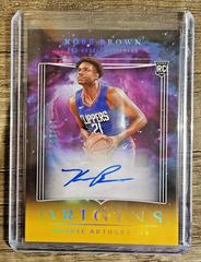 Kobe Brown [Gold] #15 Basketball Cards 2023 Panini Origins Elevation Signature Prices