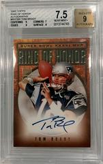 Tom Brady #RH-TBR Football Cards 2002 Topps Ring of Honor Autographs Prices
