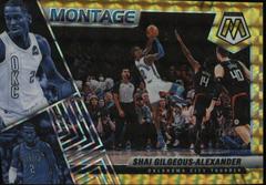Shai Gilgeous Alexander [Gold] #18 Basketball Cards 2021 Panini Mosaic Montage Prices
