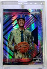 Shai Gilgeous Alexander [Hyper] Basketball Cards 2018 Panini Prizm Luck of the Lottery Prices
