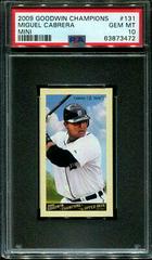 Miguel Cabrera [Mini] Baseball Cards 2009 Goodwin Champions Prices