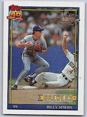 Billy Spiers #284 Baseball Cards 1991 Topps Desert Shield Prices