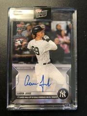 Aaron Judge [Autograph] #163A Baseball Cards 2022 Topps Now Prices