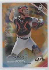 Buster Posey [Orange] #96 Baseball Cards 2017 Bowman Platinum Prices