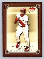 Willie McGee Baseball Cards 2004 Fleer Greats of the Game Prices