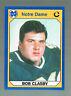 Bob Clasby Football Cards 1990 Notre Dame Collegiate Collection Prices