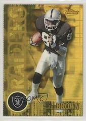 Tim Brown [Gold Refractor] Football Cards 2000 Topps Finest Prices