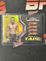Kai Kara-France [Gold Refractor] #TFT-3 Ufc Cards 2024 Topps Chrome UFC Tale of the Tape Prices