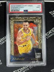 Stephen Curry [Ruby] Basketball Cards 2018 Panini Court Kings Portraits Prices