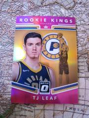 T.J. Leaf [Pink] #18 Basketball Cards 2017 Panini Donruss Optic Rookie Kings Prices
