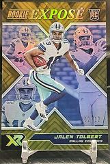 Jalen Tolbert [Gold] Football Cards 2022 Panini XR Rookie Expose Prices