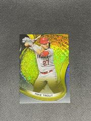 Mike Trout [Gold Mini Diamond] Baseball Cards 2022 Topps Chrome Black Prices