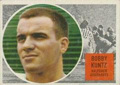 Bobby Kuntz Football Cards 1960 Topps CFL Prices