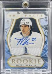 Matthew Knies [Black Autograph] #200 Hockey Cards 2023 Upper Deck Artifacts Prices