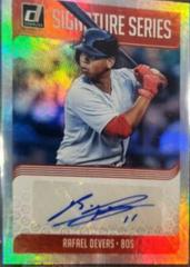Rafael Devers [Gold] #SS-RD Baseball Cards 2018 Panini Donruss Signature Series Prices