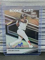Oscar Colas [Prime Numbers A Signature] Baseball Cards 2020 Panini Elite Extra Edition Prices